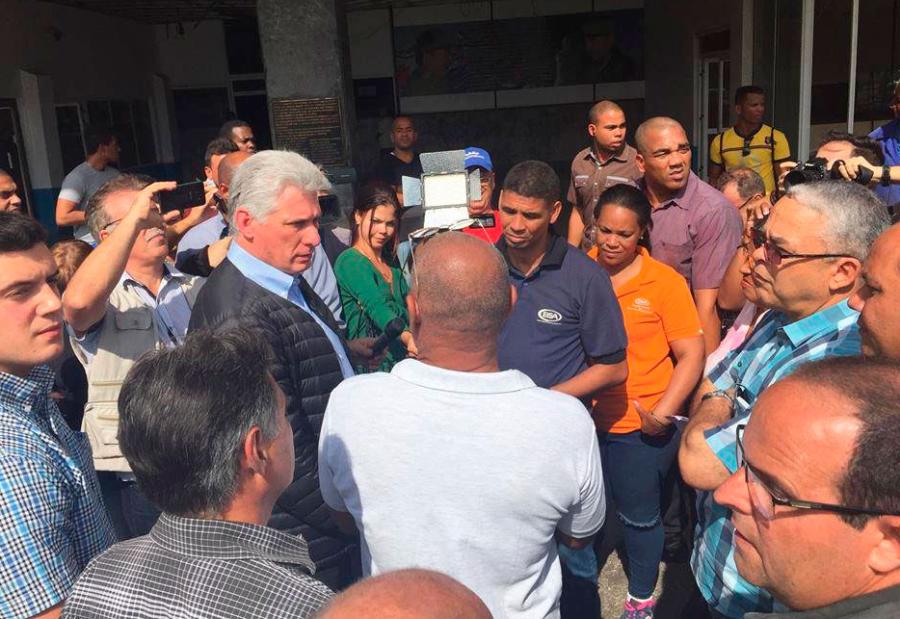 cuba, la habana, tornado, miguel diaz-canel, presidente de cuba