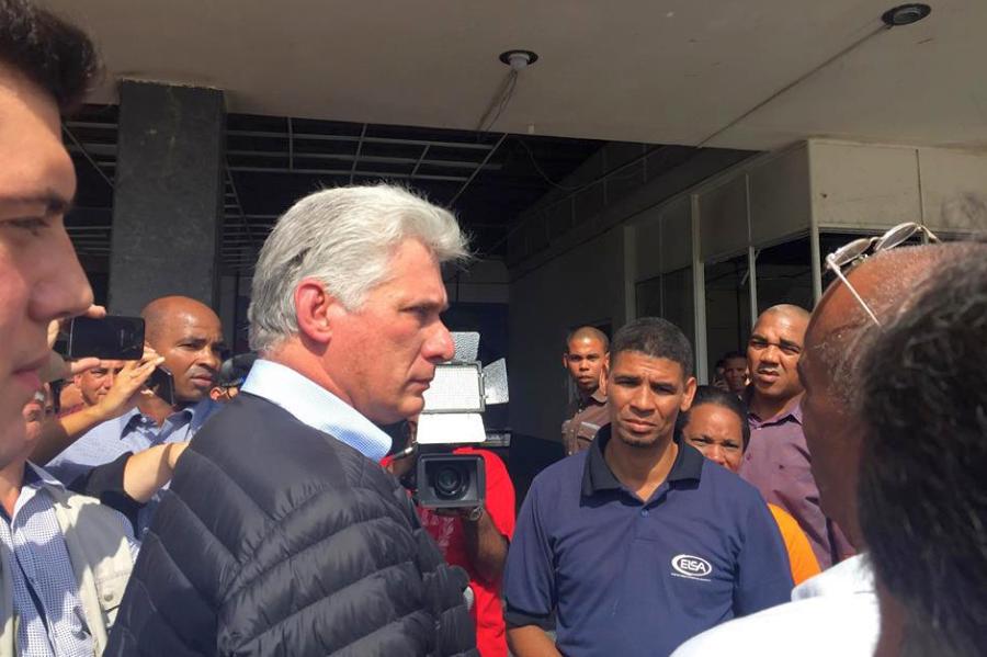 cuba, la habana, tornado, miguel diaz-canel, presidente de cuba