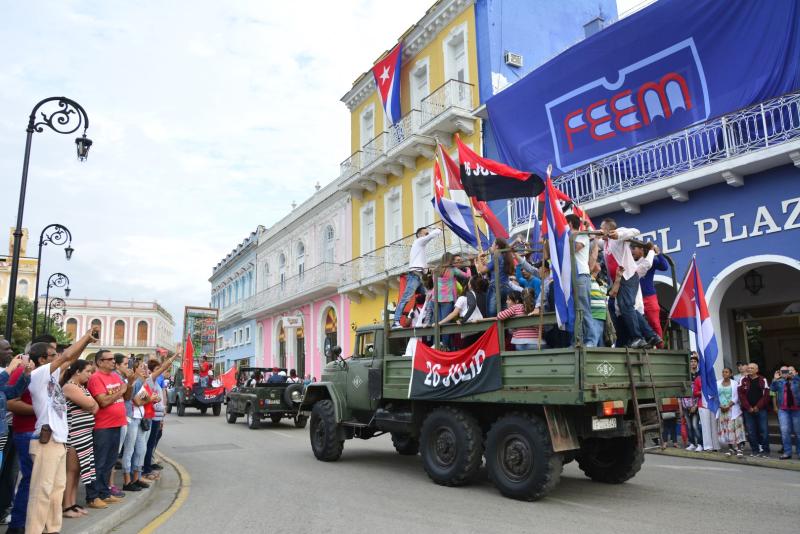 sancti spiritus, caravana de la libertad, fidel castro, #fidelporsiempre, una sola revolucion, revolucion cubana, ejercito rebelde