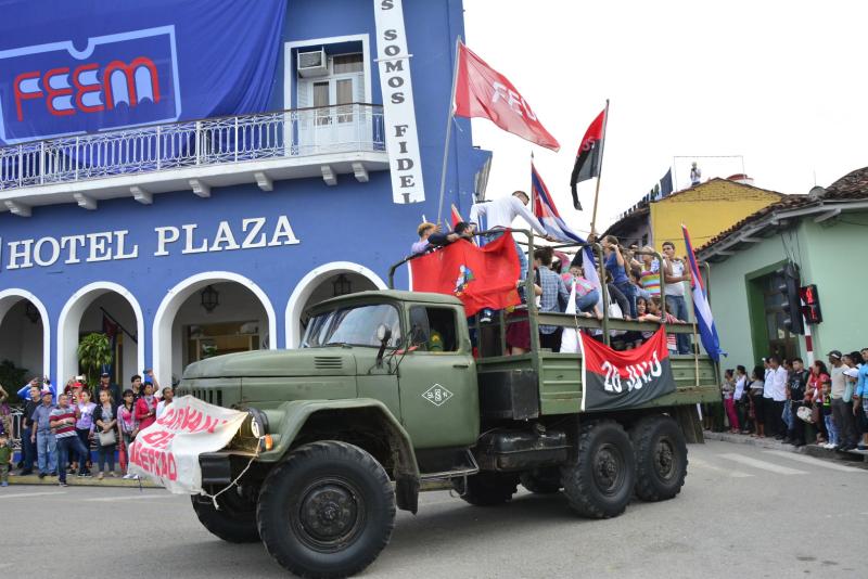 sancti spiritus, caravana de la libertad, fidel castro, #fidelporsiempre, una sola revolucion, revolucion cubana, ejercito rebelde