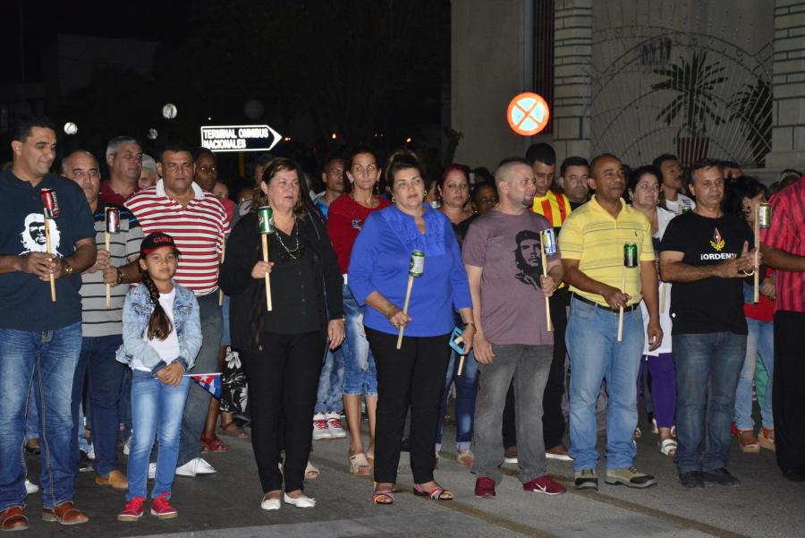 sancti spiritus, jose marti, marcha de las antorchas