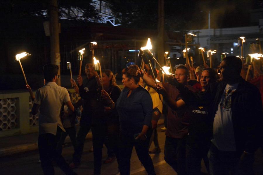 sancti spiritus, jose marti, marcha de las antorchas