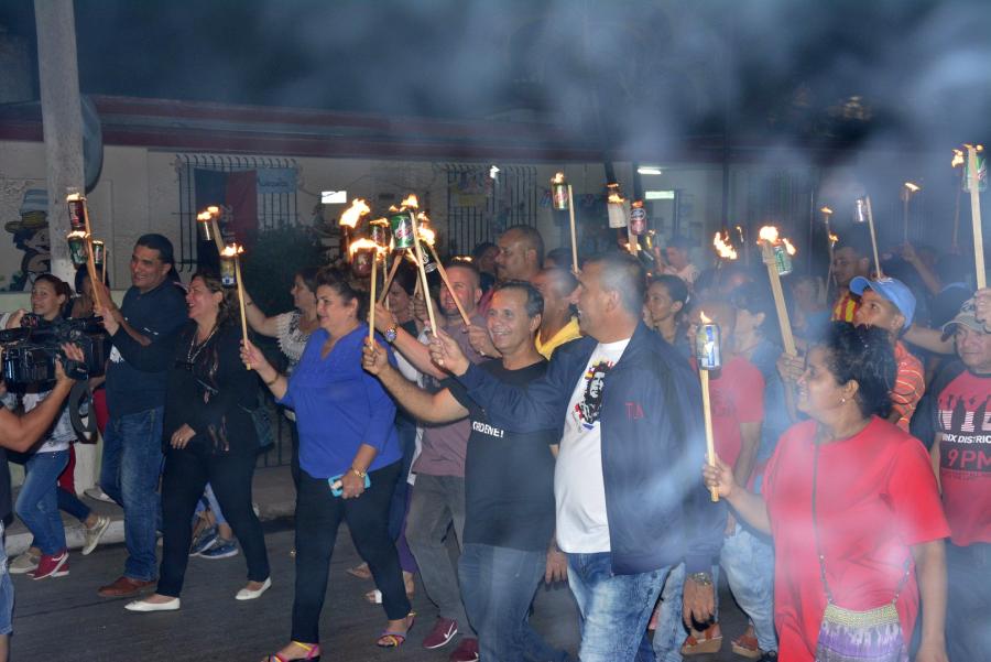 sancti spiritus, jose marti, marcha de las antorchas