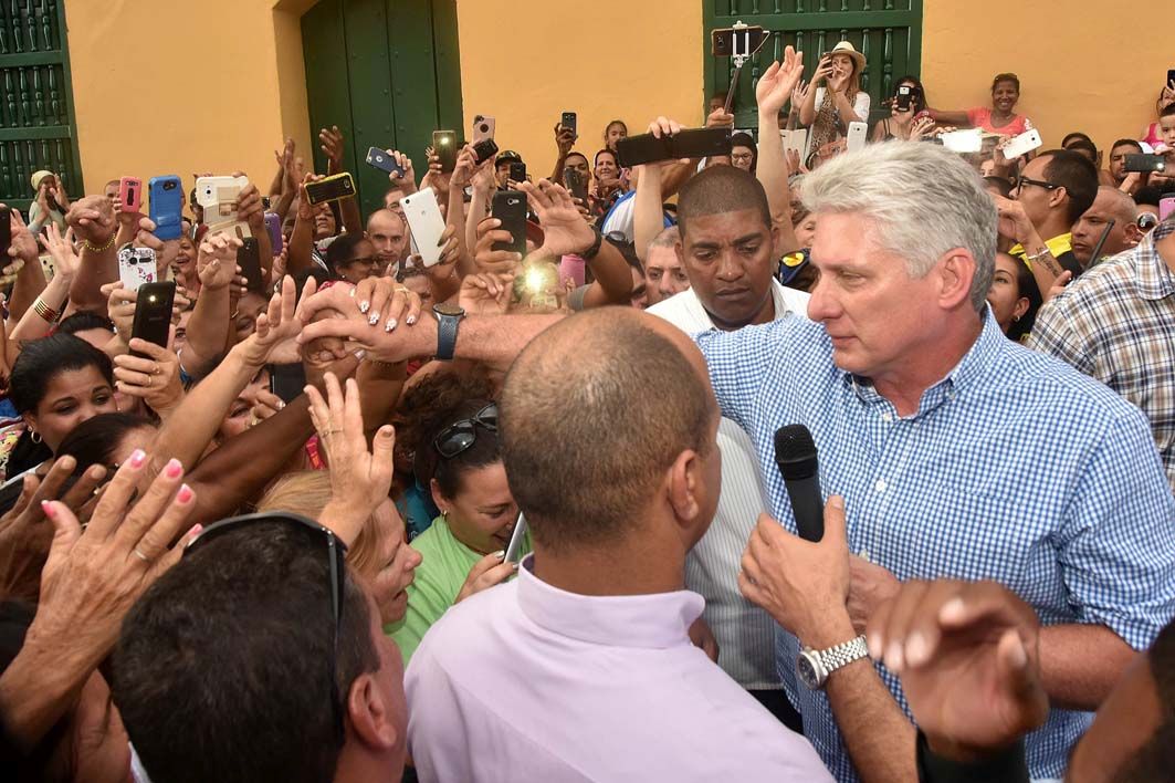 sancti spiritus, miguel diaz-canel, presidente de cuba, universidad de sancti spiritus jose marti, informatizacion de la sociedad