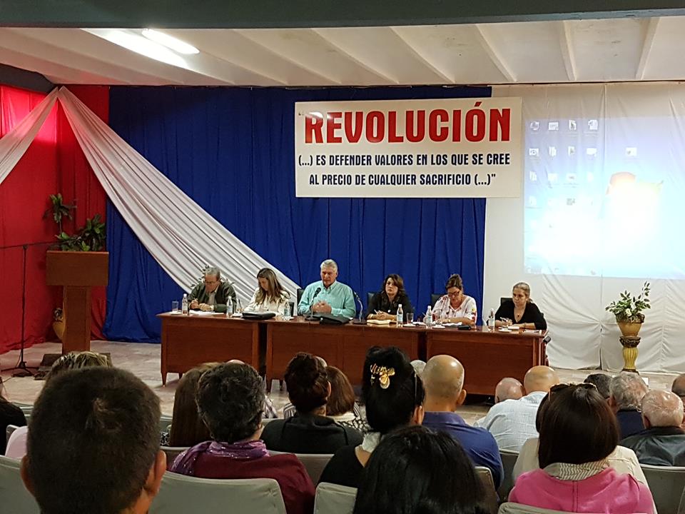 sancti spiritus, miguel diaz-canel, presidente de cuba, universidad de sancti spiritus jose marti, informatizacion de la sociedad