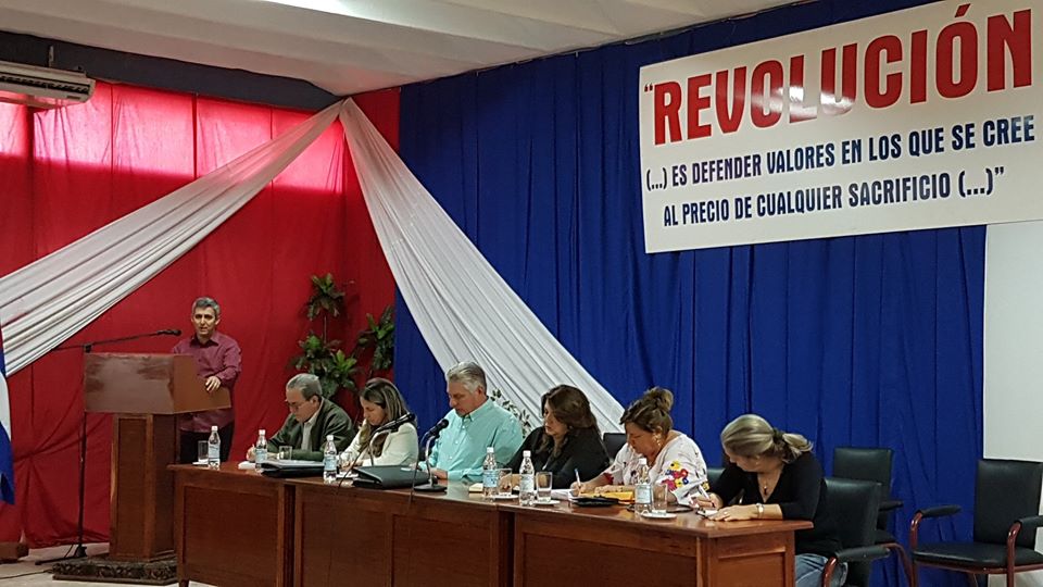 sancti spiritus, miguel diaz-canel, presidente de cuba, universidad de sancti spiritus jose marti, informatizacion de la sociedad