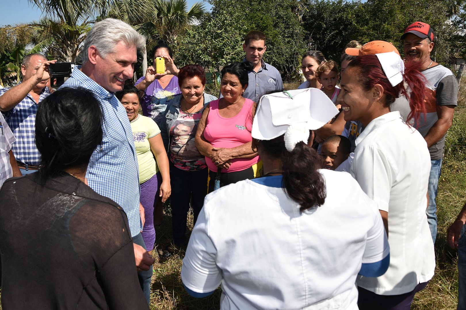 sancti Spíritus, presidente de cuba en sancti spiritus, miguel diaz-canel bermudez, la sierpe, sur del jibaro, empresa agroindustrial de granos