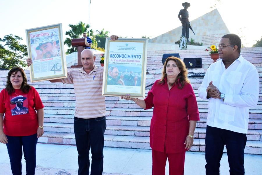 sancti spiritus, periodico escambray, escambray aniversario 40