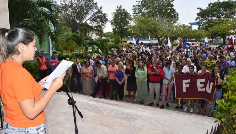 venezuela, estados unidos, injerencia, nicolas maduro, todossomosvenezuela, universidad de sancti spiritus jose marti, cuba