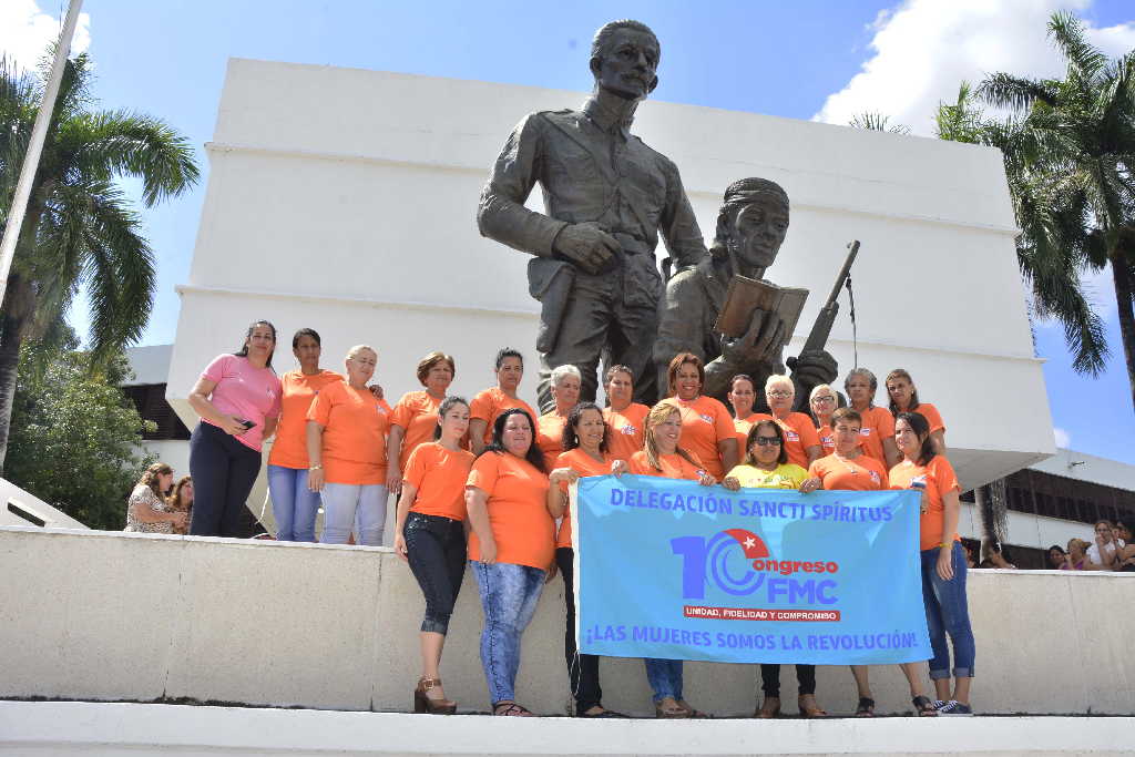 sancti spiritus, federacion de mujeres cubanas, fmc, X congreso de la fmc