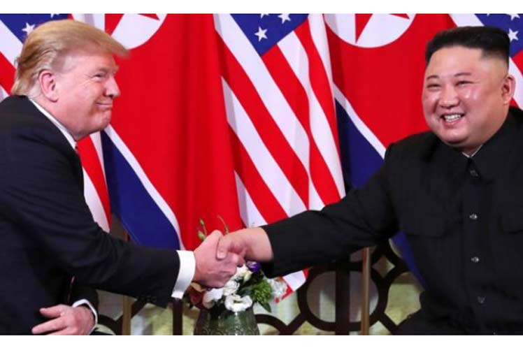 Trump y Kim dijeron sentirse optimistas respecto al desenlace de esta cita en Hanoi. (Foto: PL)