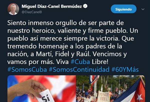 cuba, constitucion de la republica, referendo constitucional, miguel diaz-canel, presidente de cuba