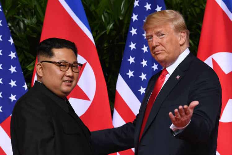 Kim y Trump tendrán un cara a cara el miércoles 27 en Hanoi. (Foto: PL)