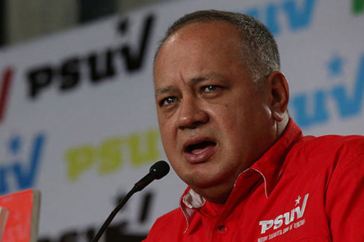 'El imperialismo y sus voceros siguen amenazando a la Patria", aseguró Cabello. (Foto: PL)