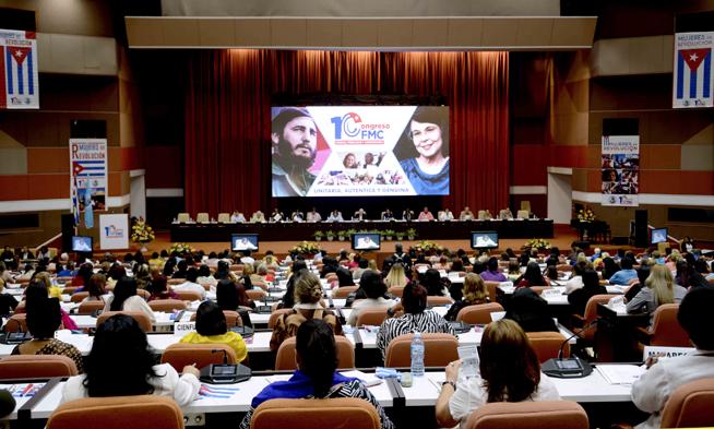 cuba, federacion de mujeres cubanas, X congreso de la fmc