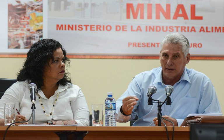 cuba, industria alimentaria, miguel diaz-canel