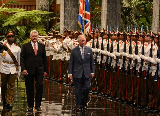 cuba, reino unido, altezas britanicas, miguel diaz-canel, presidente de cuba