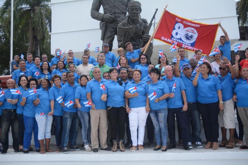 sancti spiritus, ctc, congreso de la ctc, central de trabajadores de cuba