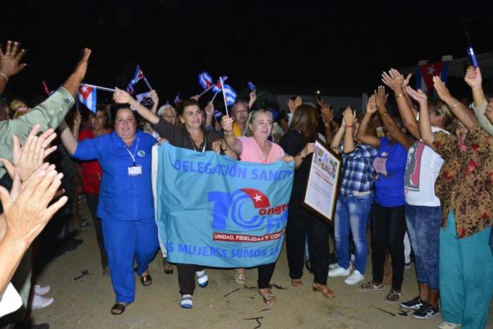 sancti spiritus, federacion de mujeres cubanas, fmc, x congreso de la fmc