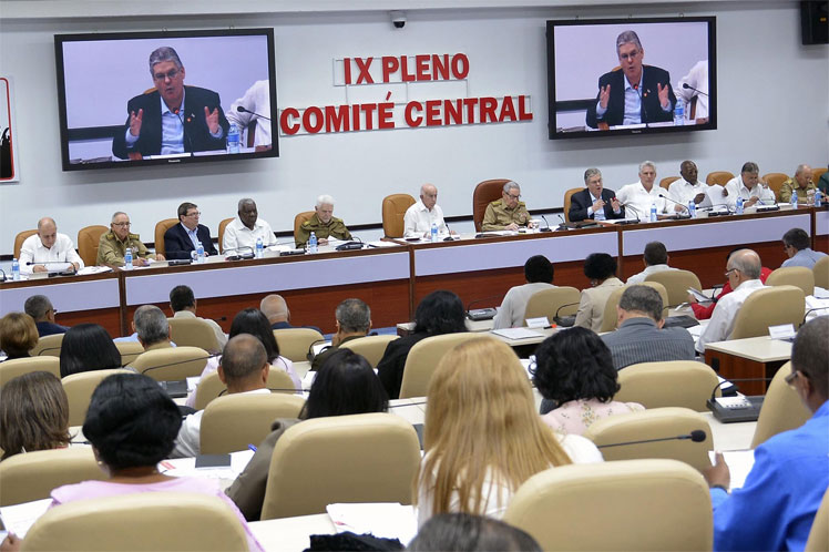 IX Pleno del Comité Central del Partido Comunista de Cuba. (Foto: ACN)