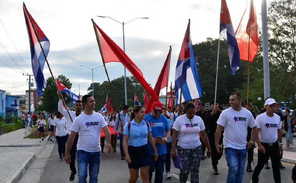 sancti spiritus, union de jovenes comunistas, ujc, 4 de abril, organizacion de pioneros jose marti, XI congreso de la ujc