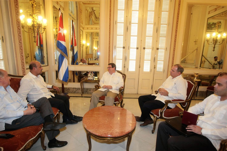 El visitante agradeció el recibimiento y calificó el intercambio de ameno y productivo. (Foto: PL)