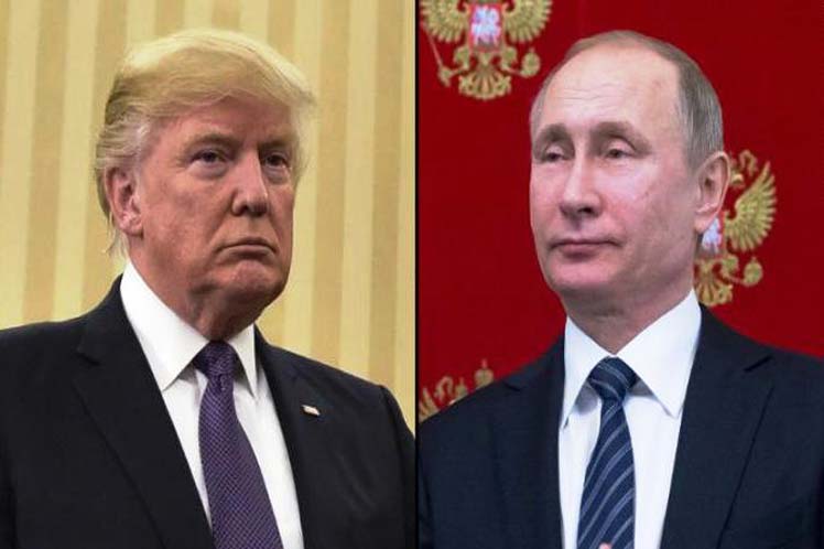 Trump y Putin conversaron durante más de una hora. (Foto: PL)