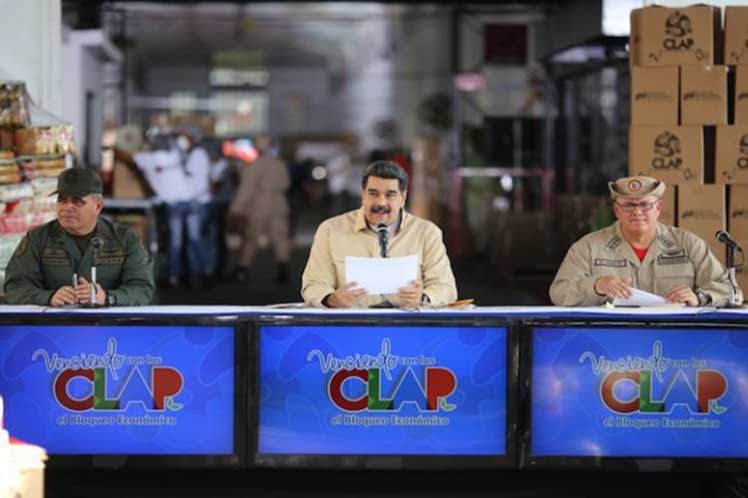 Maduro insistió en la necesidad de enfrentar la venta ilegal de los productos, la inflación de los precios y el robo. (Foto: PL)