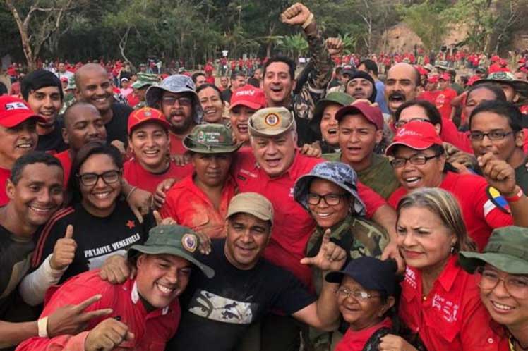 Cabello agradeció eufemísticamente al gobierno de EE.UU. por 'lograr la más alta cohesión y unidad revolucionaria en muchos años' en Venezuela. (Foto: PL)