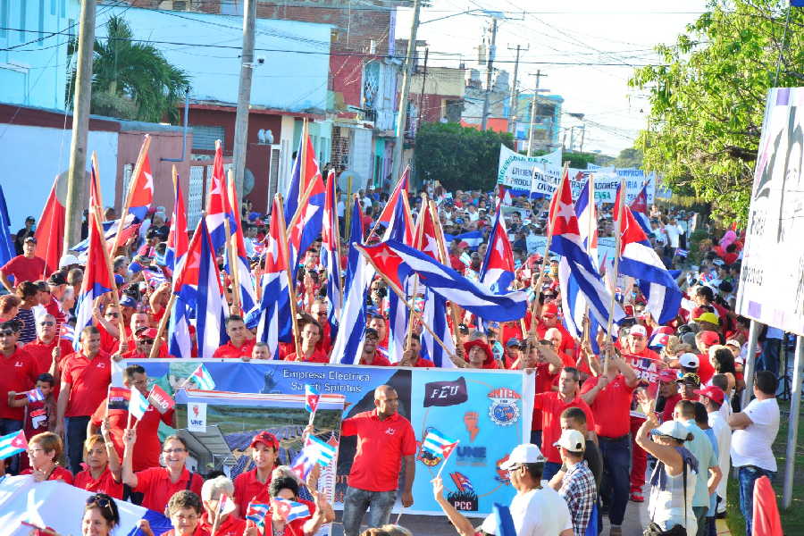 sancti spiritus, primero de mayo, primero de mayo en sancti spiritus, dia internacional de los trabajadores