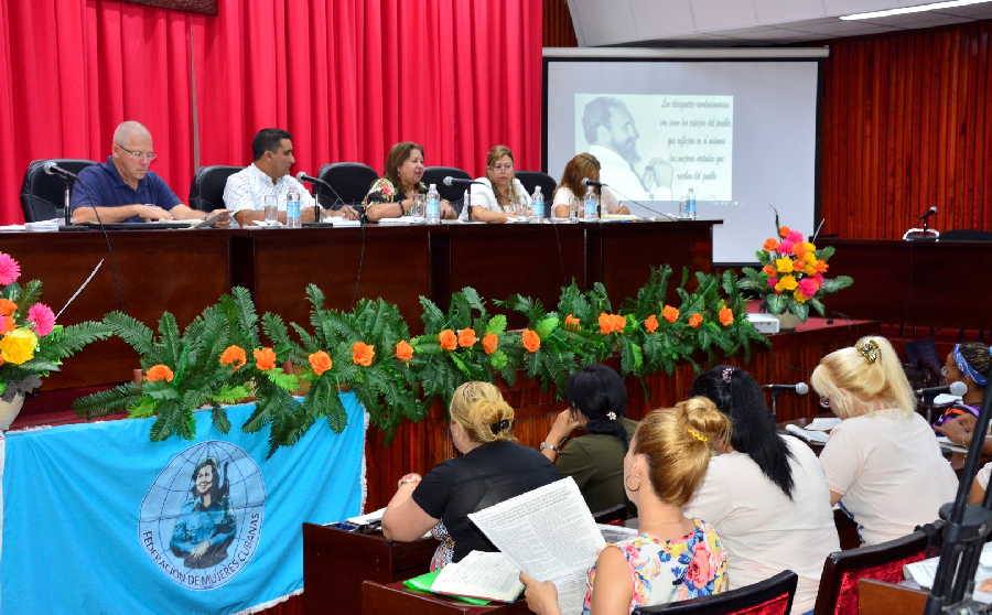 El encuentro fue oportuno para el análisis de la implementación de los objetivos de trabajo del X Congreso de la FMC.