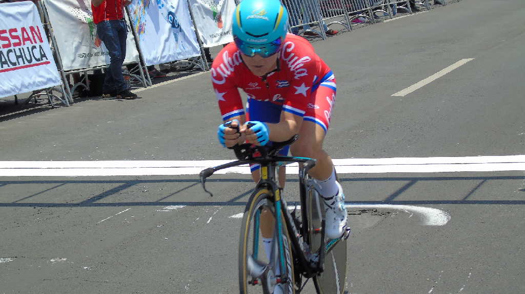 Cuban Pradera finishes third in women´s time trial