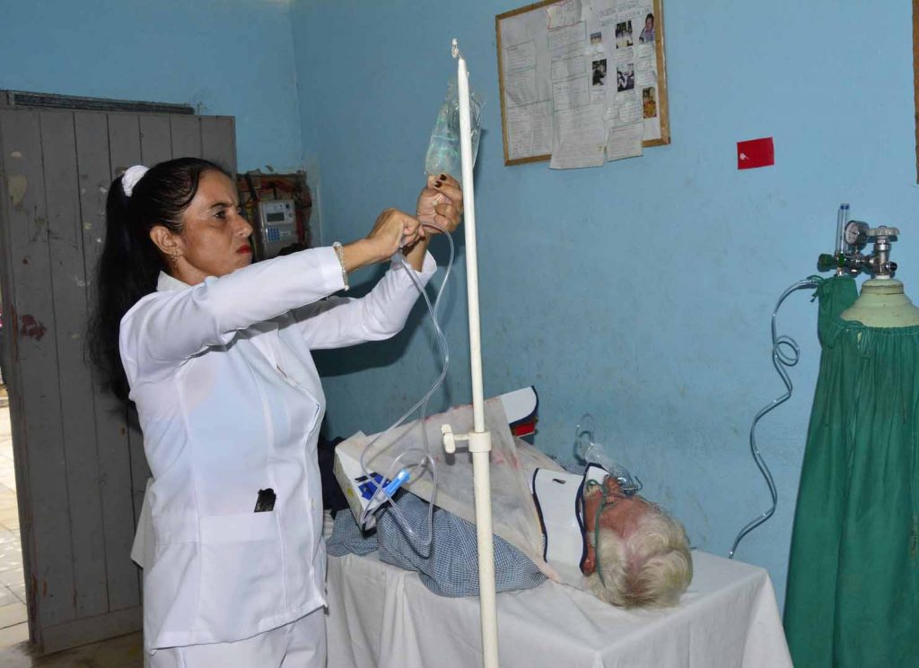 En el Consultorio Médico de la Familia No. 2 se escenificó una recepción masiva de heridos y lesionados.