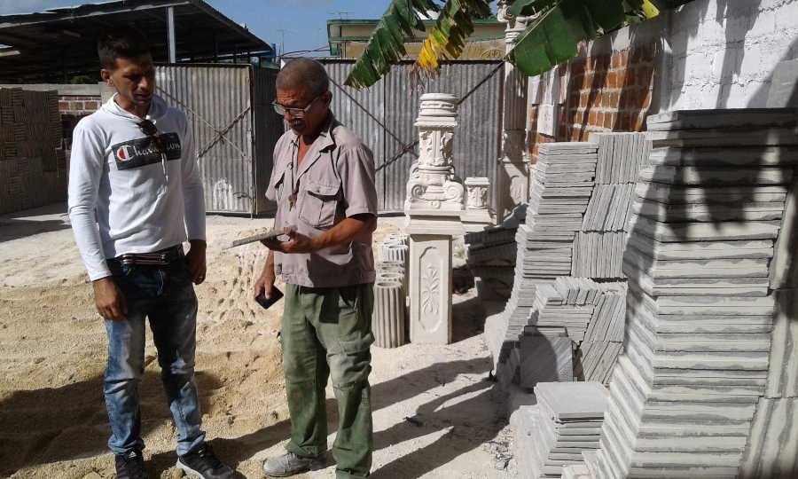 sancti spiritus, fomento en 26, construccion de viviendas, materiales de la construccion