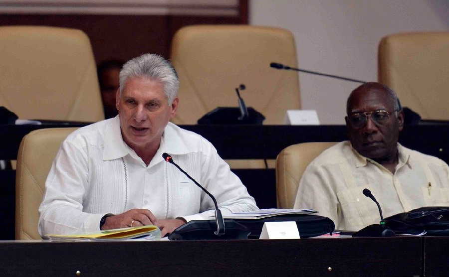 cuba, asamblea nacional del poder popular, industria, parlamento cubano, sustitucion de exportaciones, exportaciones, miguel diaz-canel, presidente de cuba