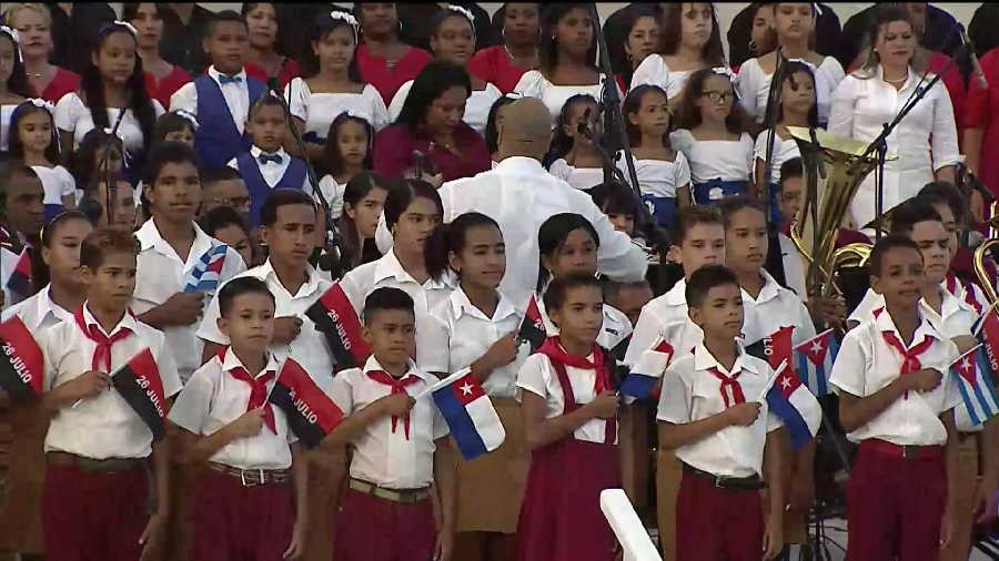 cuba, granma, 26 de julio, asalto al cuartel moncada, dia de la rebeldia nacional, miguel diaz-canel, presidente de cuba, raul castro