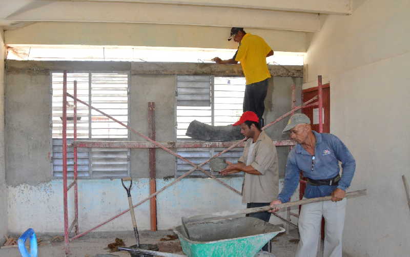 Parte de las labores deberán concluir antes del inicio del venidero curso escolar.