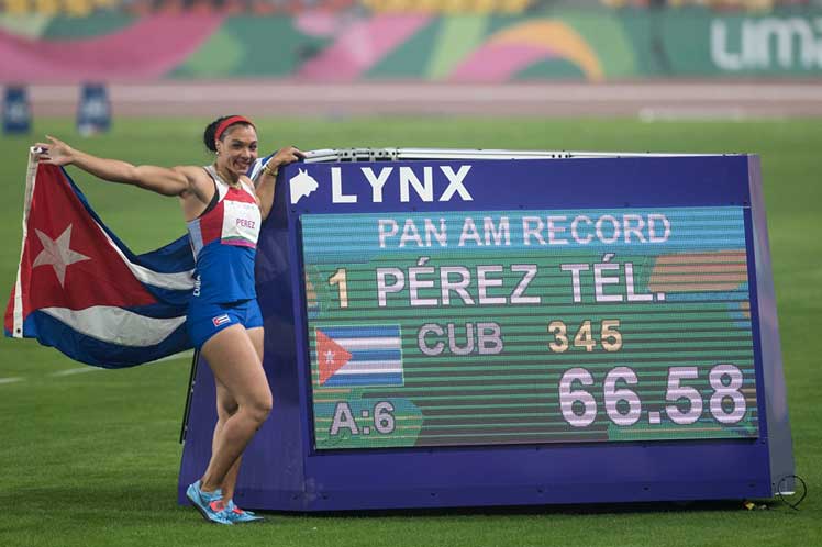 Yaimé se hizo con el último lanzamiento del título y del record panamericano en el disco. (Foto: PL)