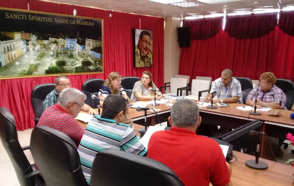 cuba, miguel diaz-canel, presidente de cuba, combustibles, energia electrica, mesa redonda, consejo de la administracion provincial, sancti spiritus