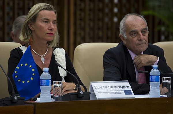 cuba, union europea, ministerio de relaciones exteriores, cuba-union europea, bruno rodriguez, federica mogherini