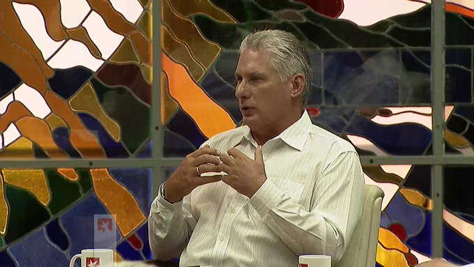 cuba, miguel diaz-canel, presidente de cuba, combustibles, energia electrica, mesa redonda