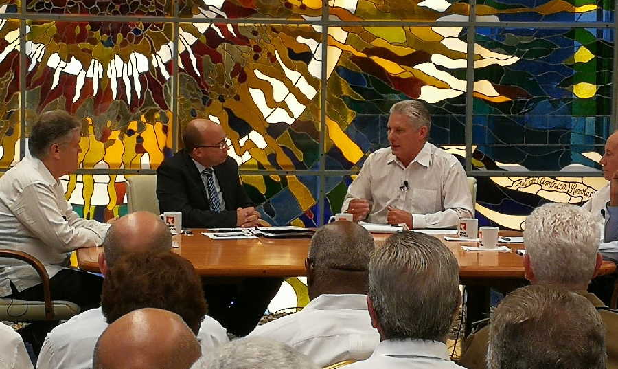 cuba, miguel diaz-canel, presidente de cuba, combustibles, energia electrica, mesa redonda