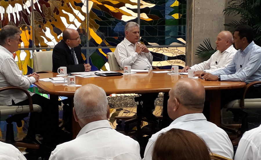 cuba, miguel diaz-canel, presidente de cuba, combustibles, energia electrica, mesa redonda