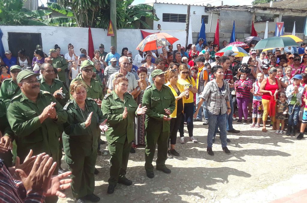 La población de Guasimal patentizó su firmeza en defensa de la Revolución. 