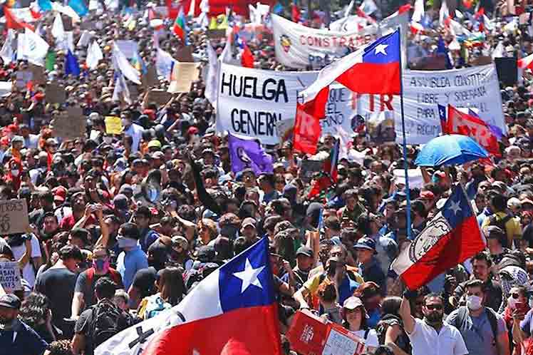 chile, manifestaciones, sebastian piñera