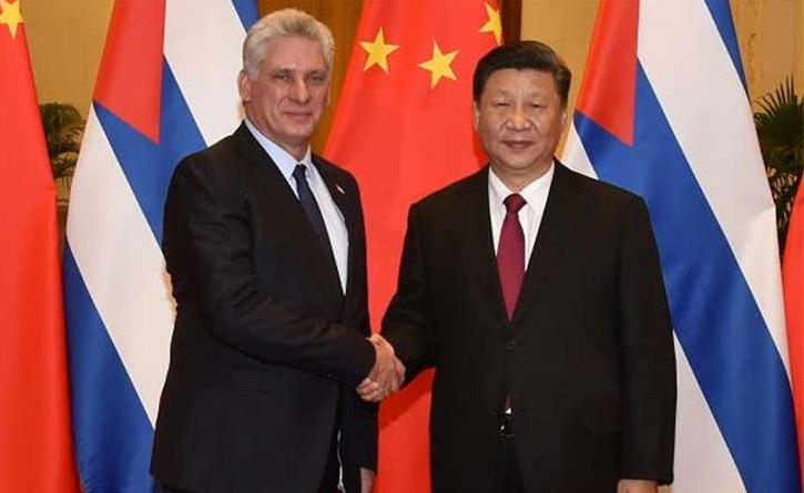 cuba, china, miguel diaz-canel, xi jinping, presidente de la republica de cuba