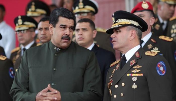 Nicolás Maduro y general Padrino Venezuela
