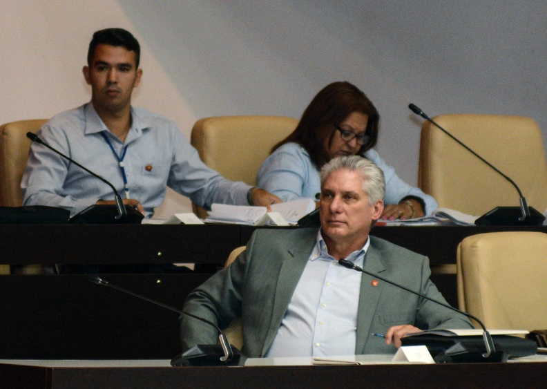 cuba, asamblea nacional del poder popular, parlamento cubano, miguel diaz-canel, combustible, ahorro energetico, situacion energetica