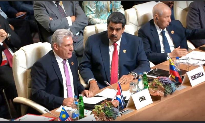 cuba, mnoal, movimiento de paises no alineados, miguel diaz-canel, presidente de la republica de cuba, azerbaiyan