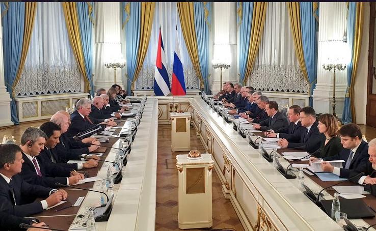 cuba, rusia, miguel diaz-canel, presidente de cuba en rusia, moscu, vladimir putin